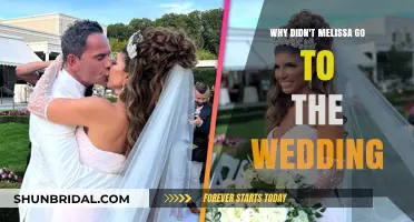 Why Melissa Skipped the Wedding: Unraveling the Mystery