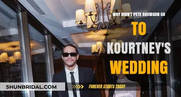 Pete Davidson's Absence: Unraveling His Skip of Kourtney's Wedding