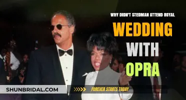 Why Stedman Skipped the Royal Wedding with Oprah