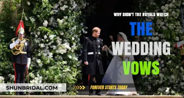 Royal Absence: Why the Royals Skipped the Wedding Vows