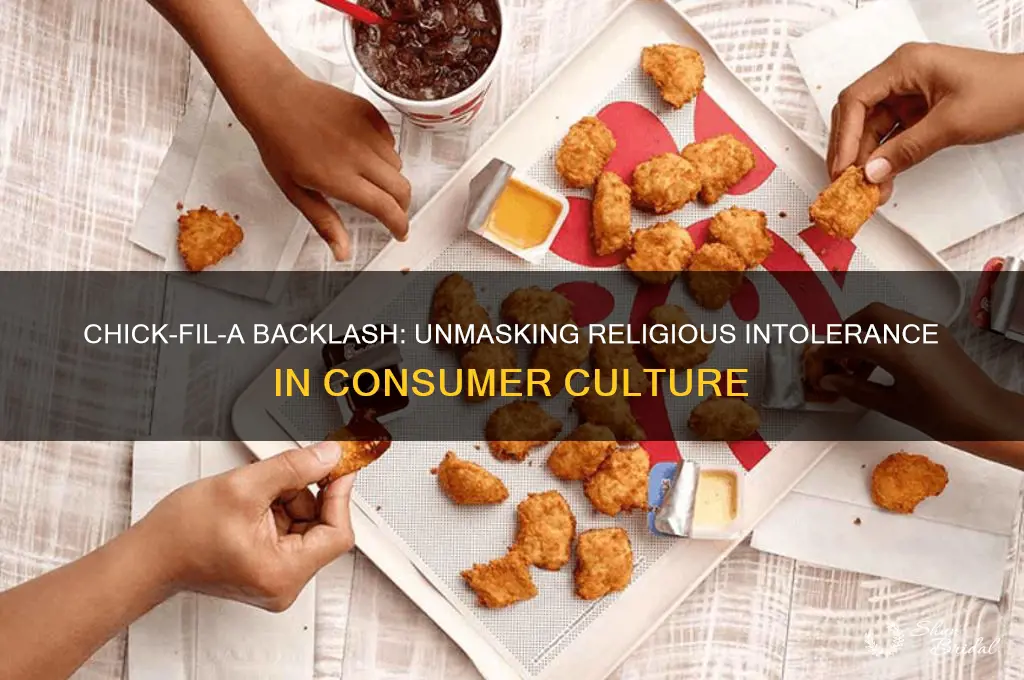 why dislike of chick-fil-a veiled religious bigotry
