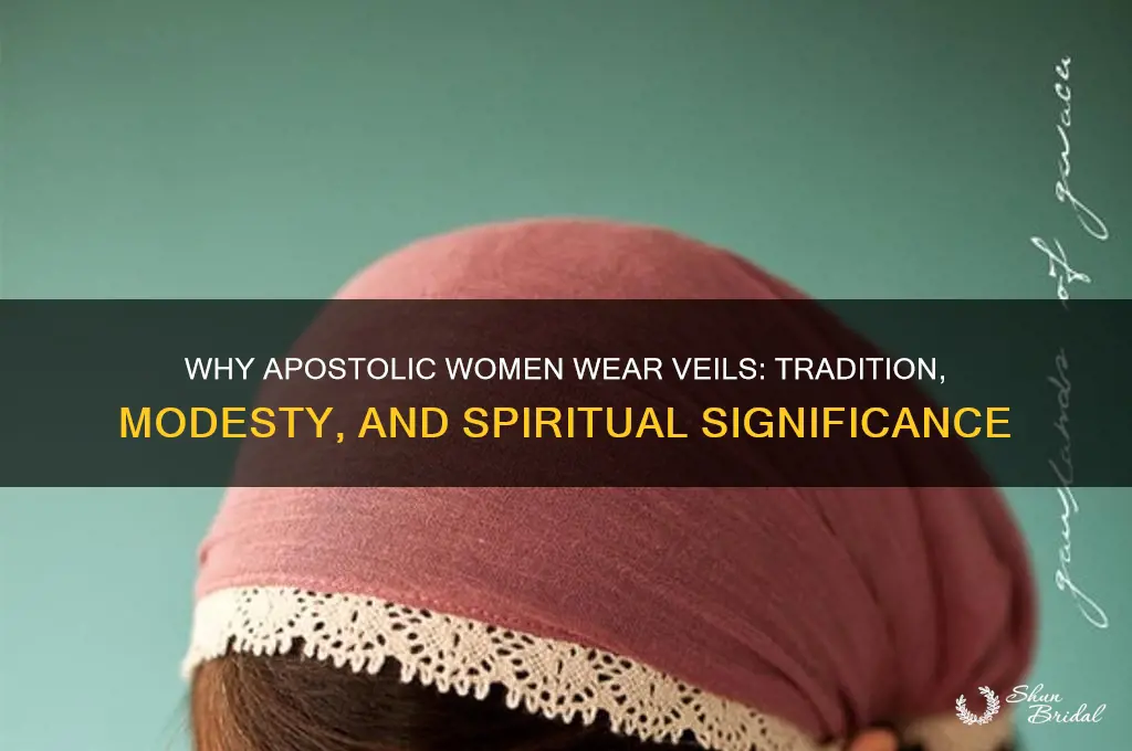 why do apostolic women wear veils