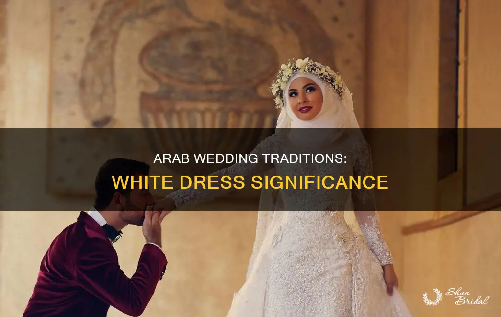 why do arabs wear white wedding dresses