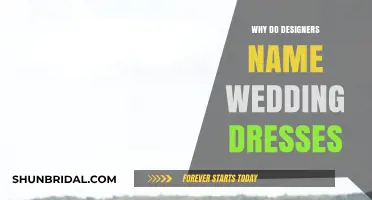 The Art of Naming Wedding Dresses
