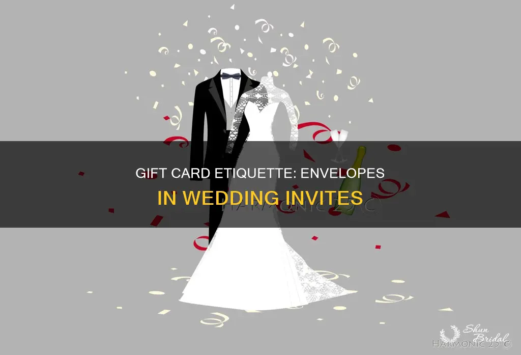 why do gift cards have envelopes in wedding invitations