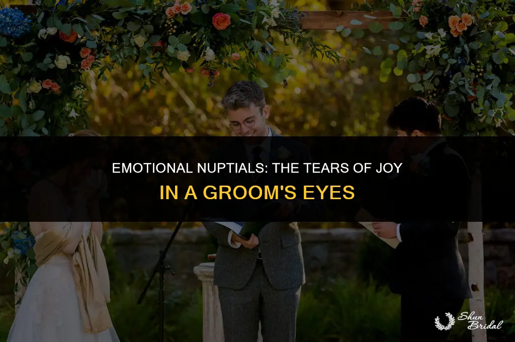 why do grooms cry when they see the bride