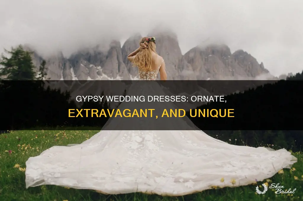 why do gypsies have outlandish wedding dresses