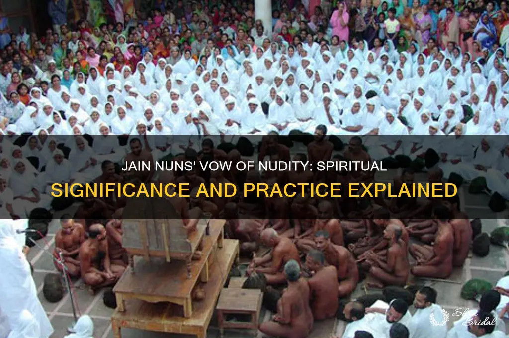 why do jain nuns take a vow of nudity