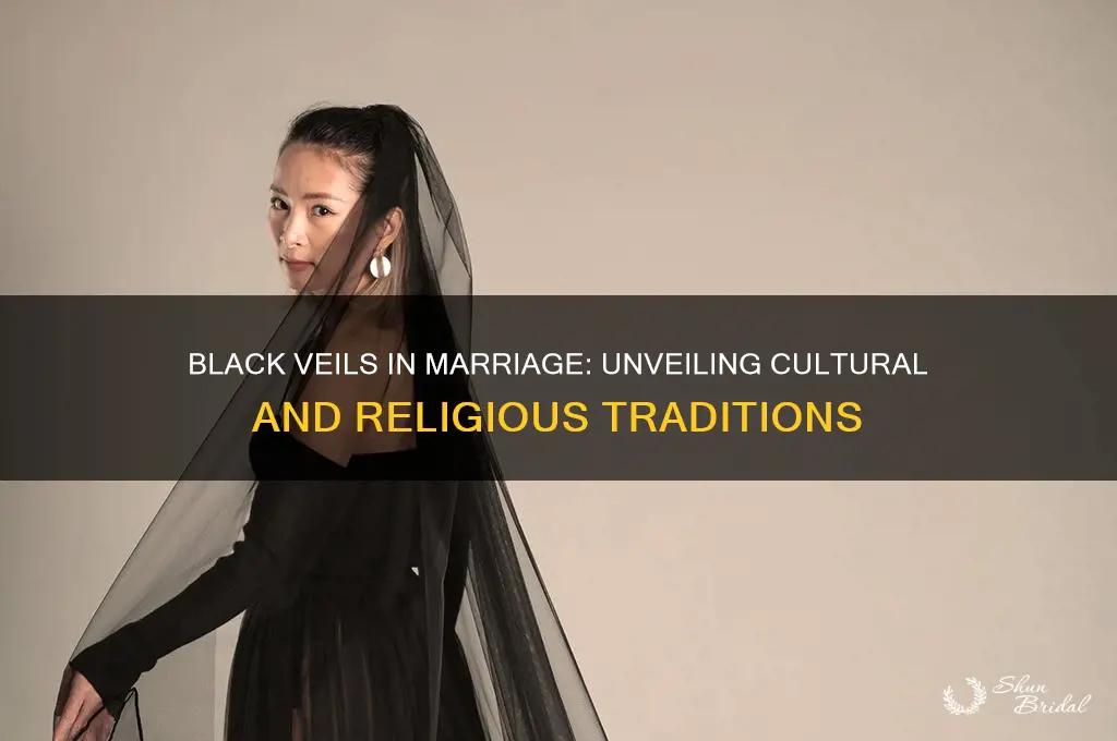 why do married women wear black veils