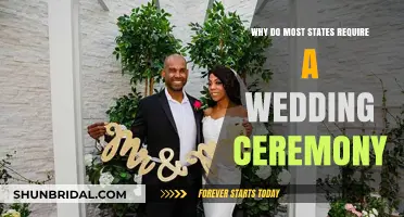 Why Wedding Ceremonies Are Legally Required in Most States