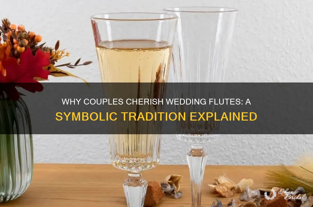 why do people buy wedding flutes