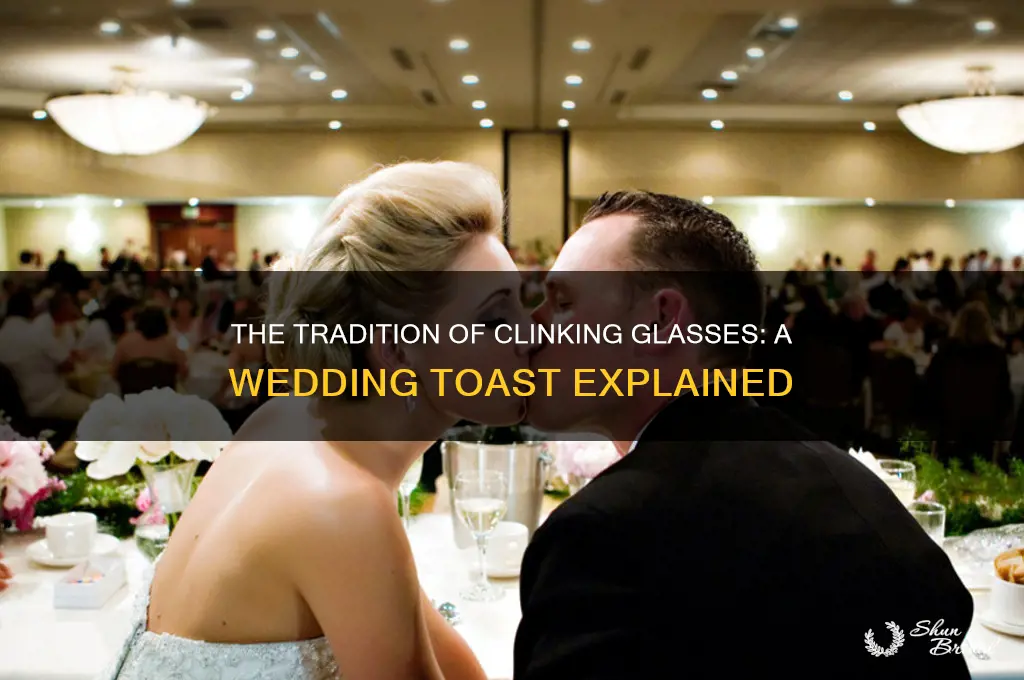 why do people clink glasses at weddings