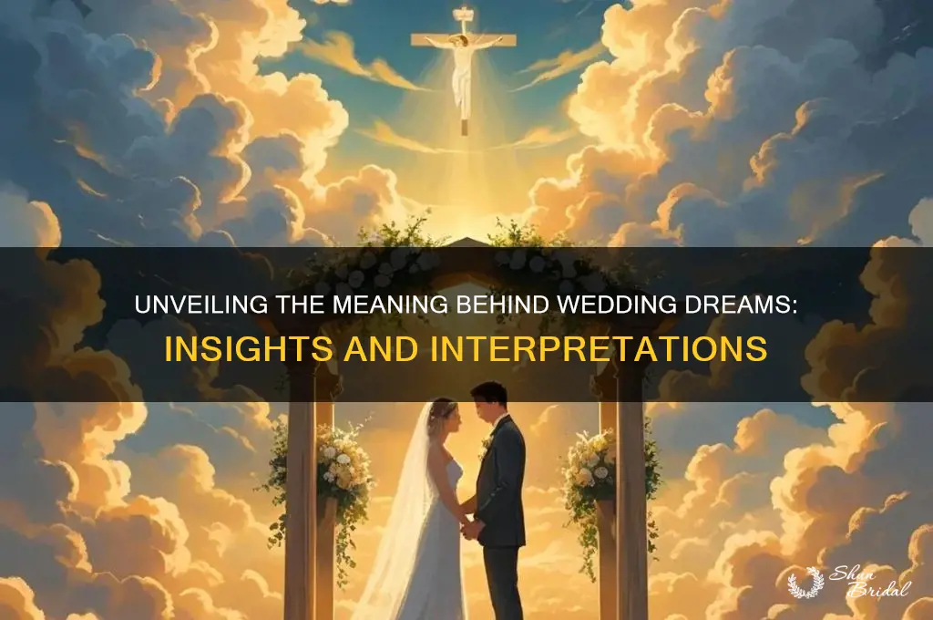 why do people dream about their weddings