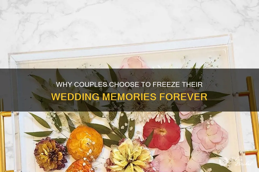 why do people freeze their wedding