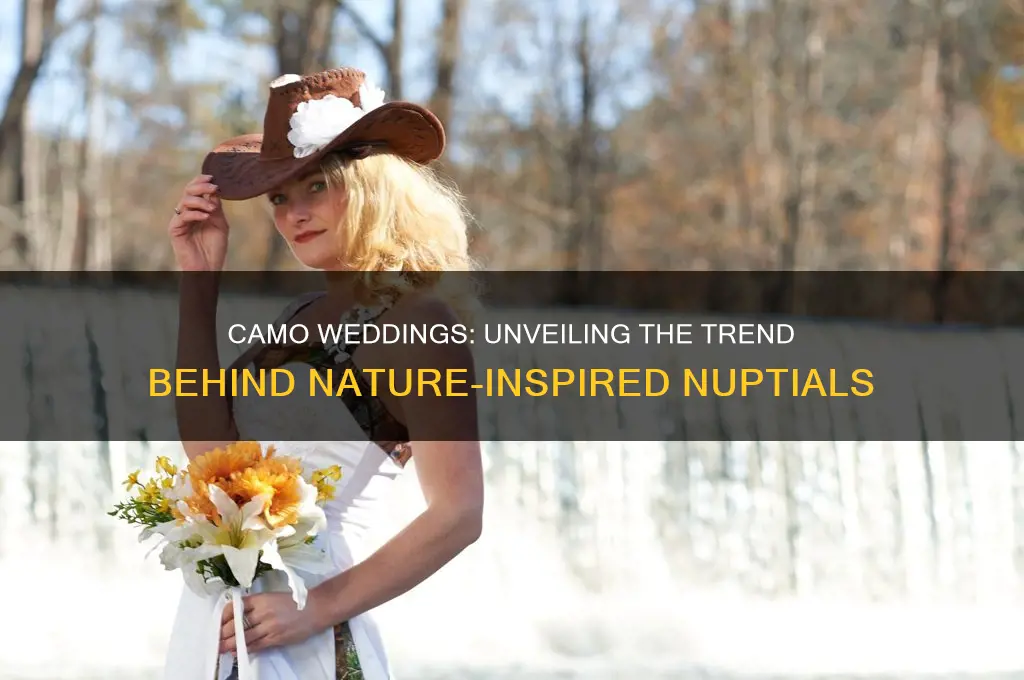 why do people have camo weddings
