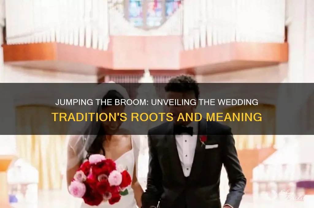 why do people jump over a broom at a wedding
