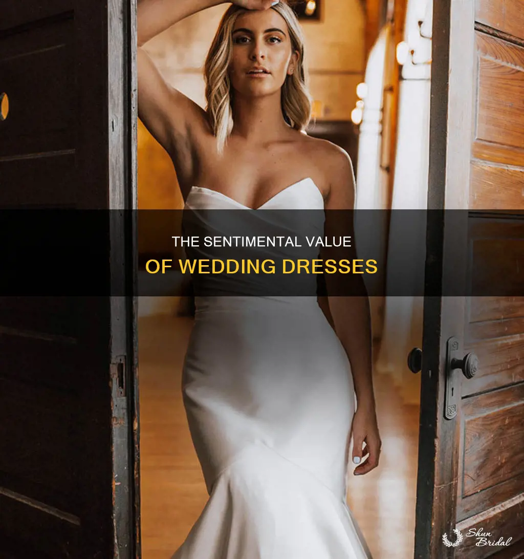 why do people keep their wedding dress
