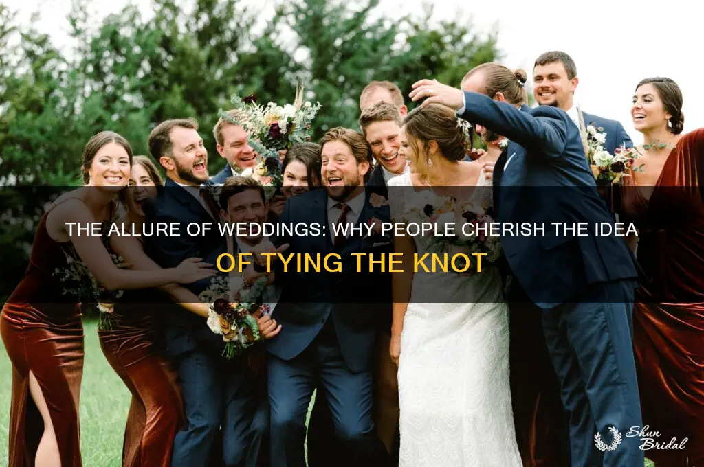 why do people like the idea of wedding