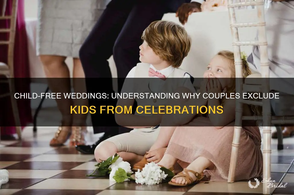 why do people not allow kids at weddings