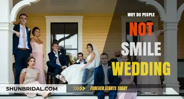 Unveiling the Mystery: Why Some Brides and Grooms Don't Smile at Weddings