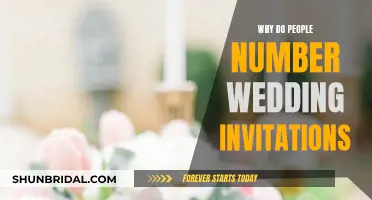 The Significance of Numbering Wedding Invites