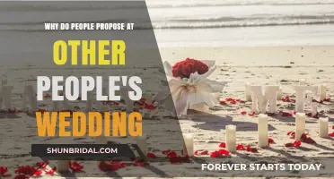 Stealing the Spotlight: Why People Propose at Someone Else's Wedding