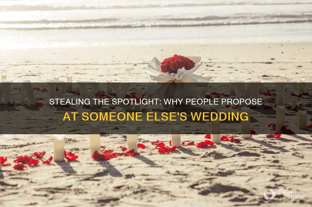 why do people propose at other people