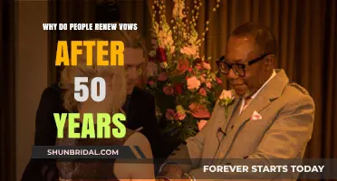 Renewing Love's Promise: The Heartwarming Reasons Behind 50-Year Vow Renewals