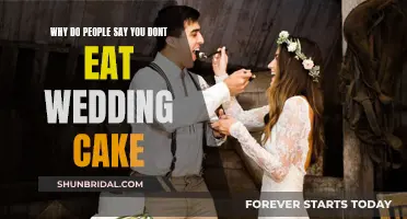 The Wedding Cake Myth: Why You Won't Eat It