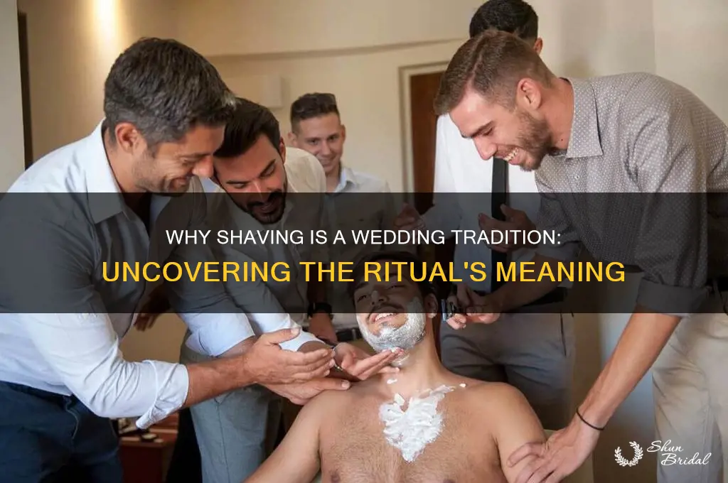 why do people shave for weddings
