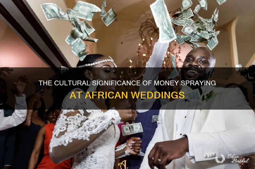 why do people throw money at african weddings