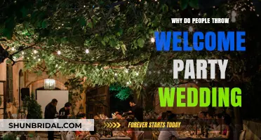 Celebrating New Beginnings: The Tradition of Welcome Parties at Weddings