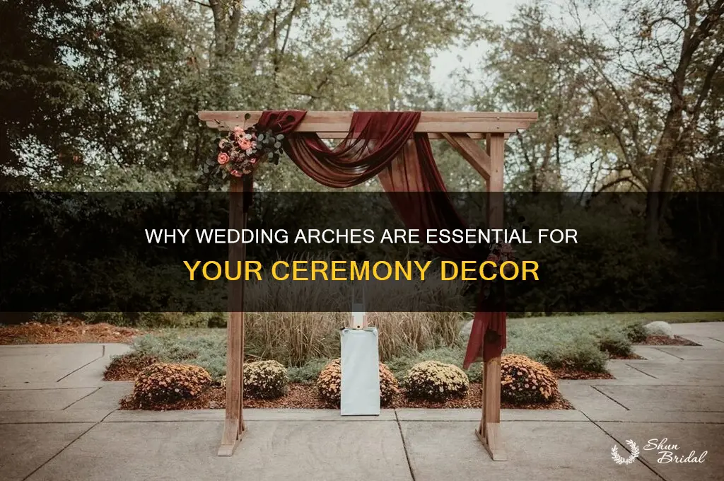 why do people use wedding arches
