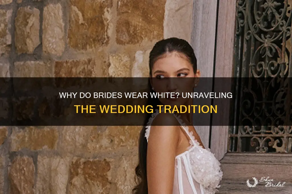 why do people women weae white at weddings