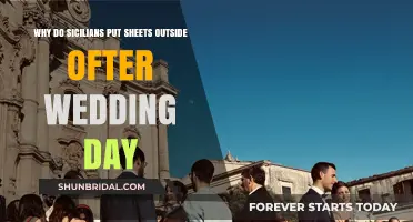 Sicilian Wedding Tradition: The Meaning Behind Hanging Sheets Outdoors