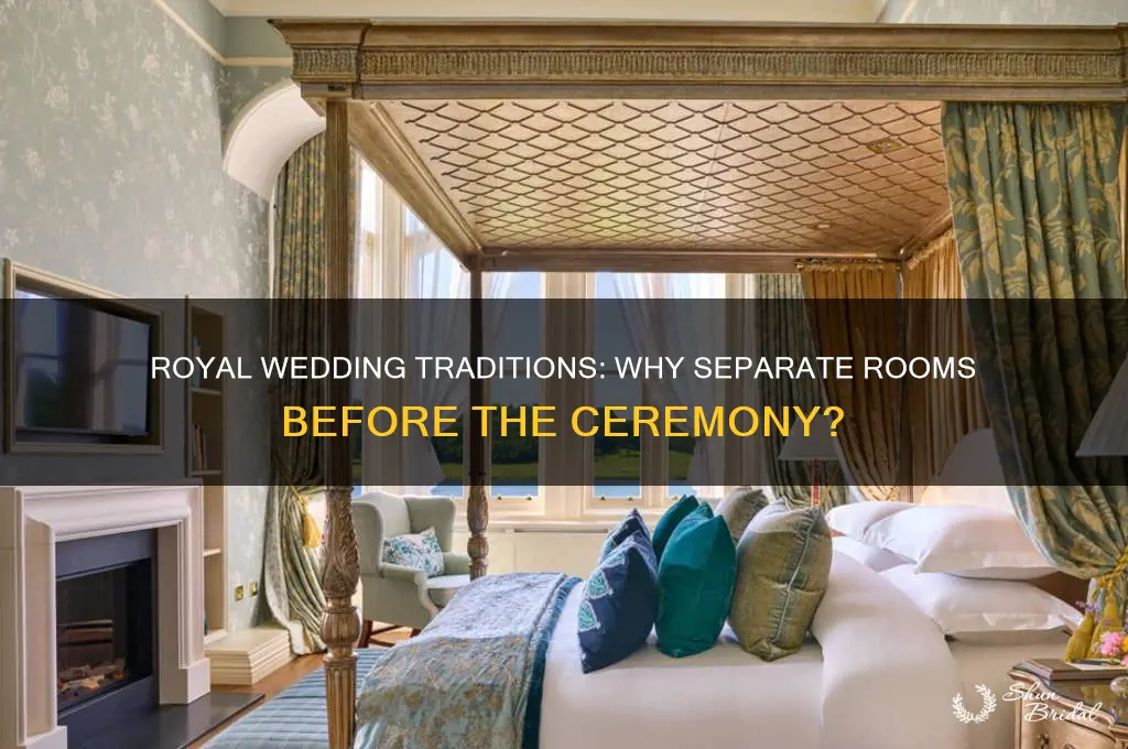 why do theygo into a separate room royal wedding