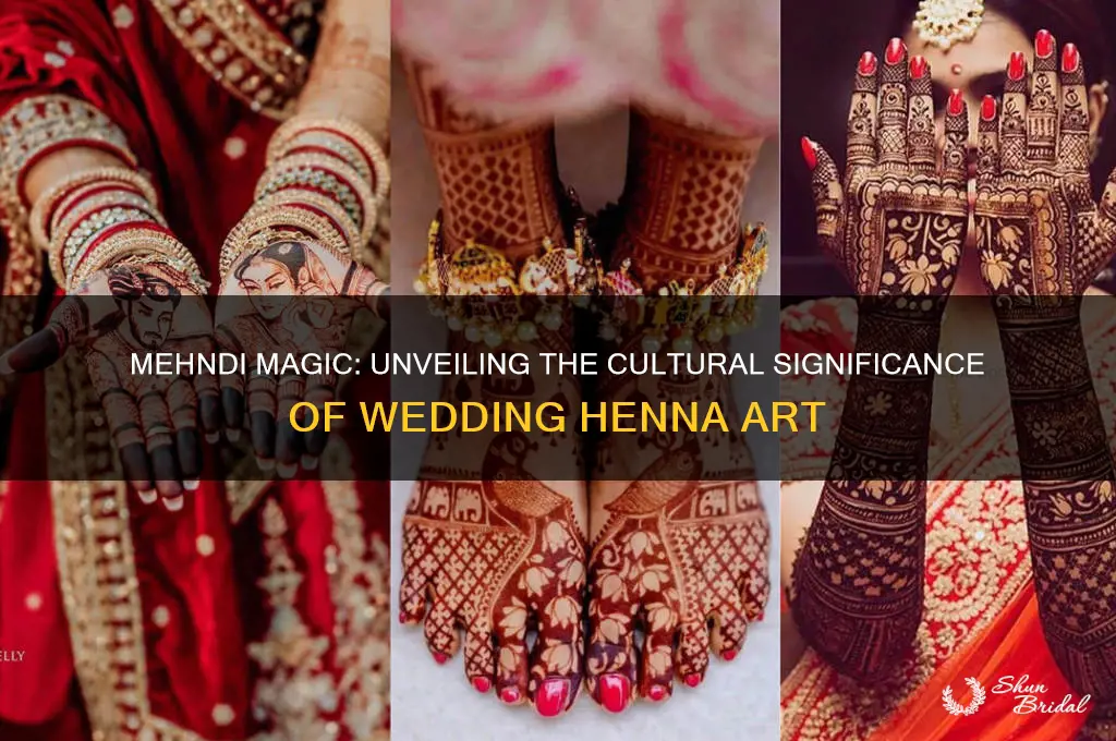 why do we apply mehndi on wedding day