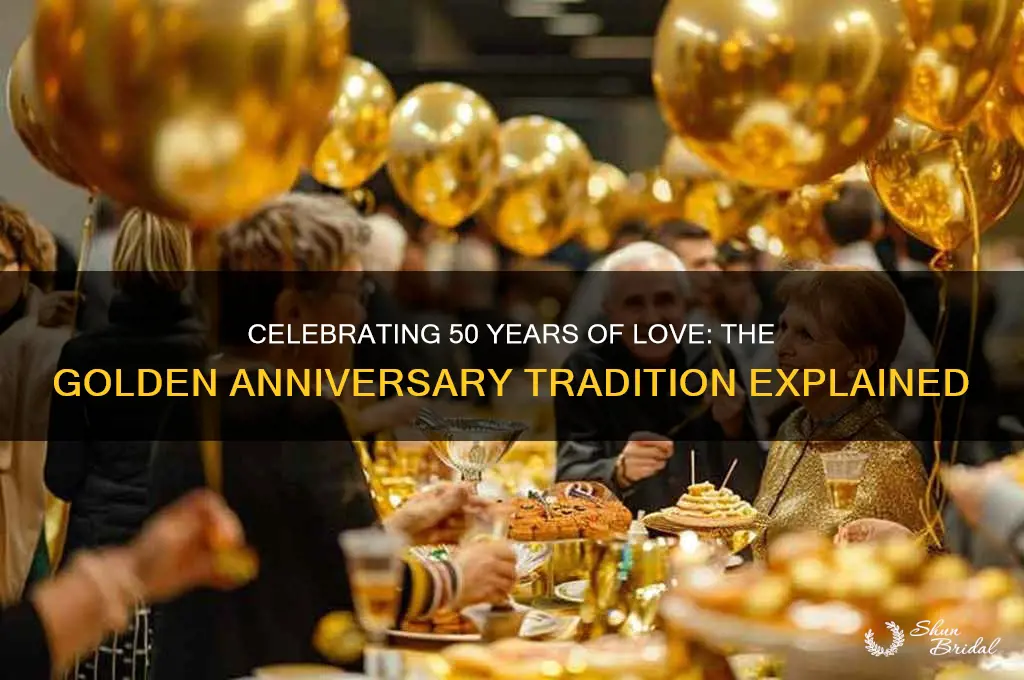 why do we celebrate thr 50th wedding anniversary