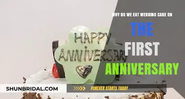 Saving Sweetness: The First Anniversary Wedding Cake Tradition Explained
