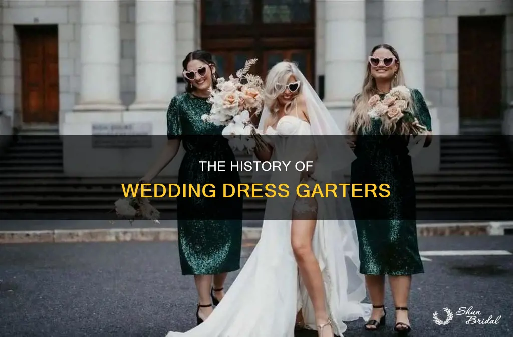 why do wedding dresses have garters