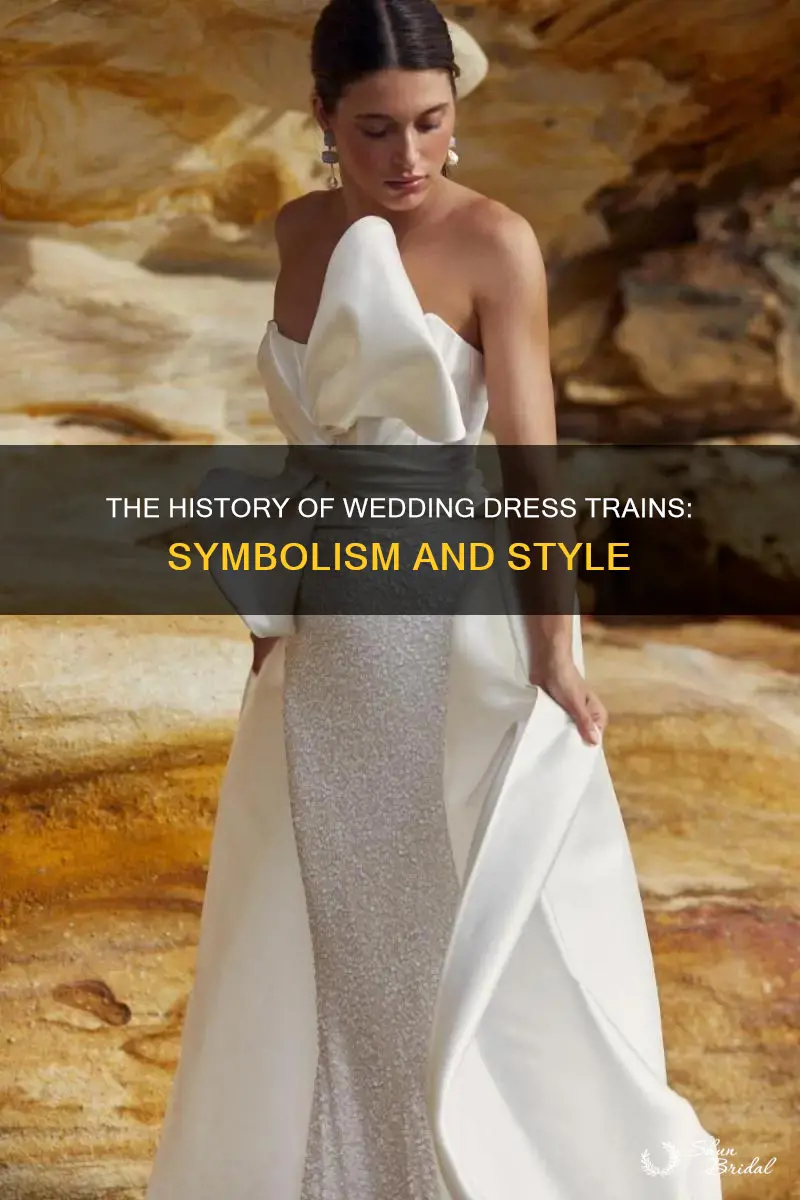 why do wedding dresses have trains