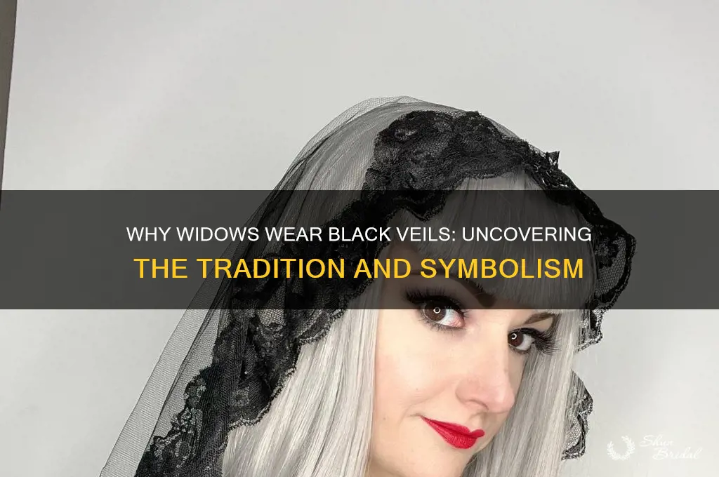 why do widows wear black veils