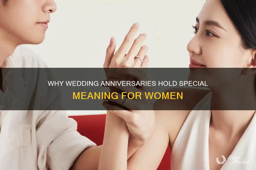 why do women consider wedding anniversary important