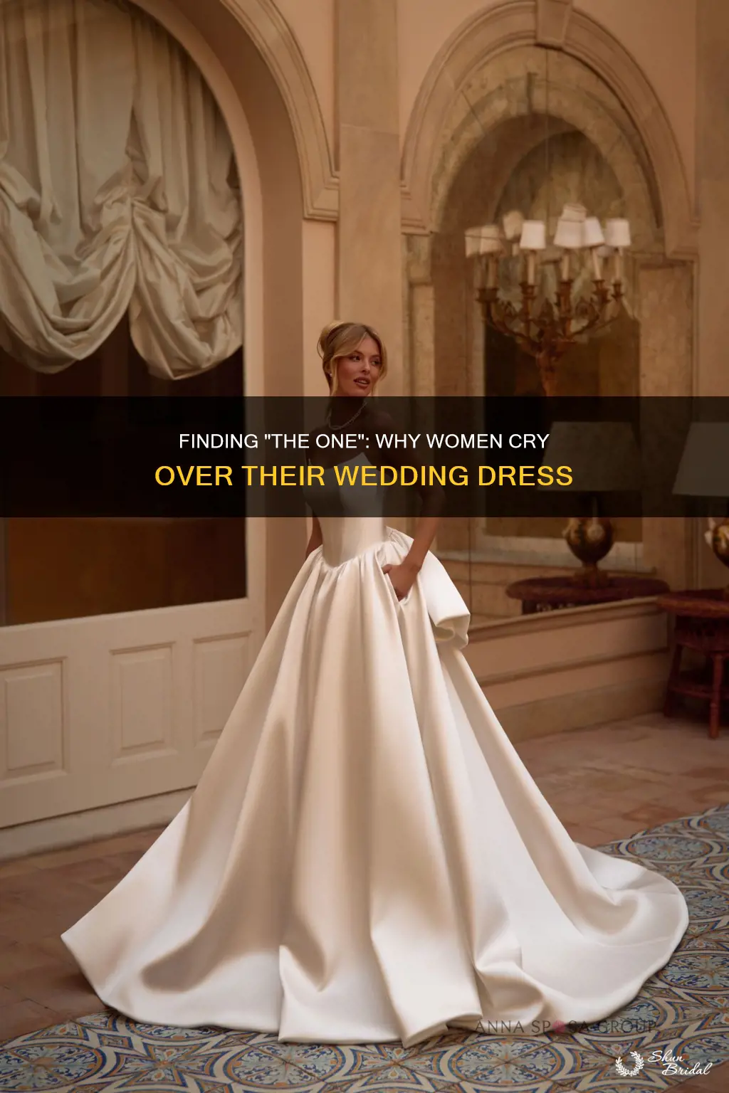 why do women cry when they find their wedding dress