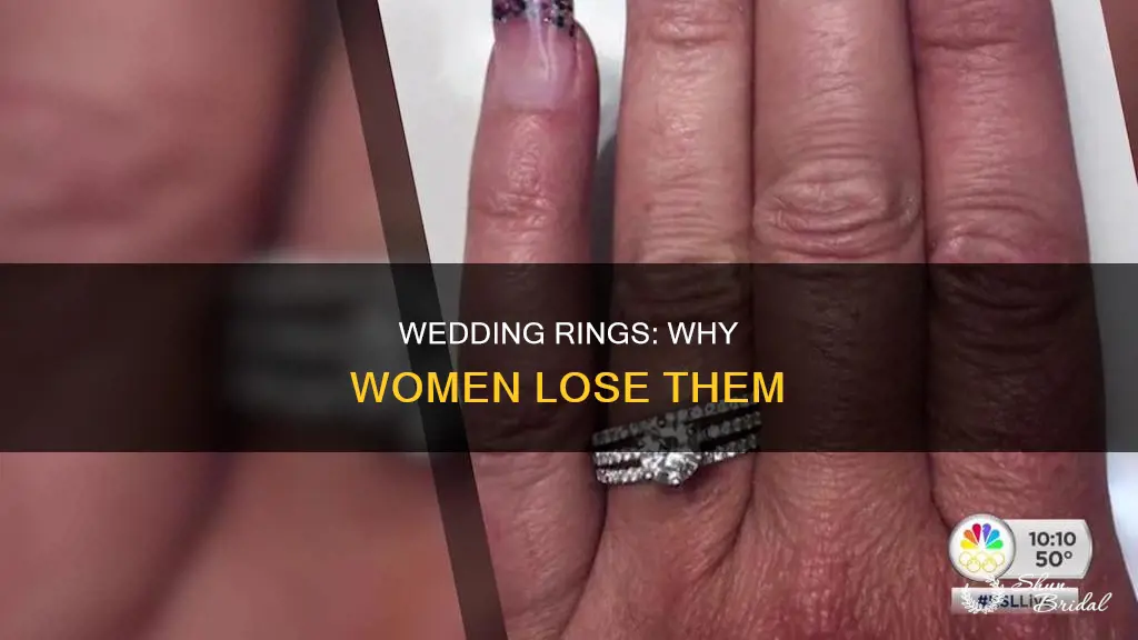 why do women loose wedding rings
