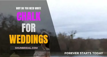 White Chalk for Weddings: A Symbolic Tradition Explained