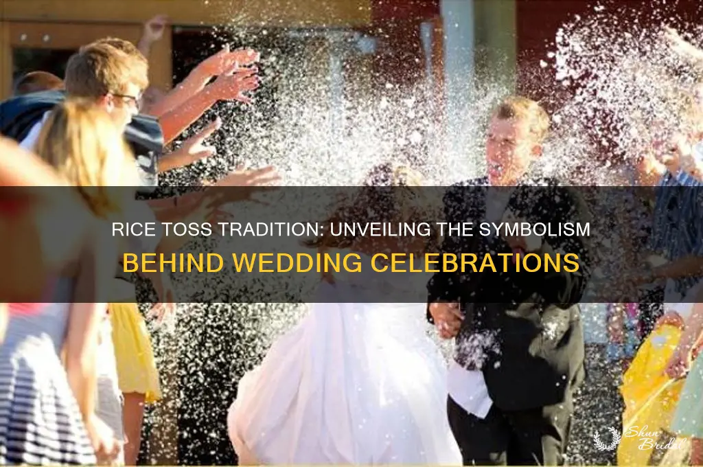 why do.people throw rice at weddings