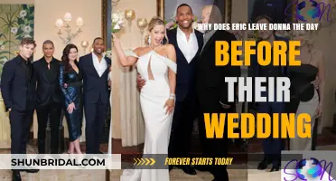 Eric's Sudden Exit: Unraveling the Mystery Behind His Pre-Wedding Departure