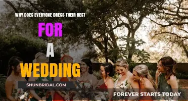 Dressing Up for Weddings: A Social Norm?