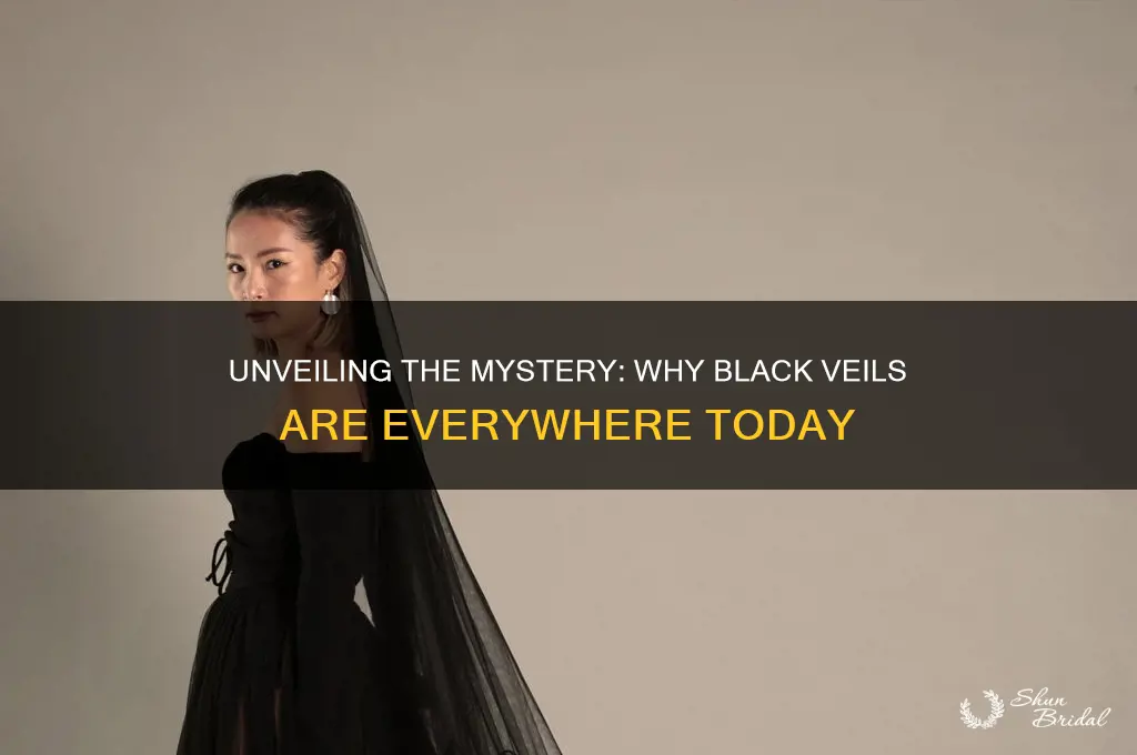 why does everyone have a black veil on